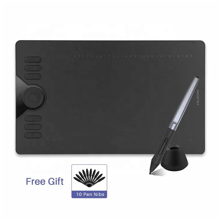 10*6.25inch Huion Inspiroy Hs610 Professional Write Graphic Draw Tablet ...