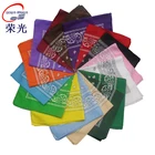 Hot Sell Custom Solid Color High Quality Cotton Bandana