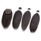 raw unprocessed virgin cuticlle aligned indian temple hair extension human