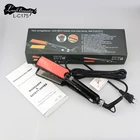 professional custom rechargeable ceramic infrared hair straightener flat iron