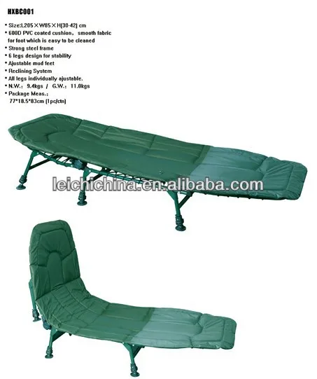 High quality wholesale carp fishing bed chair