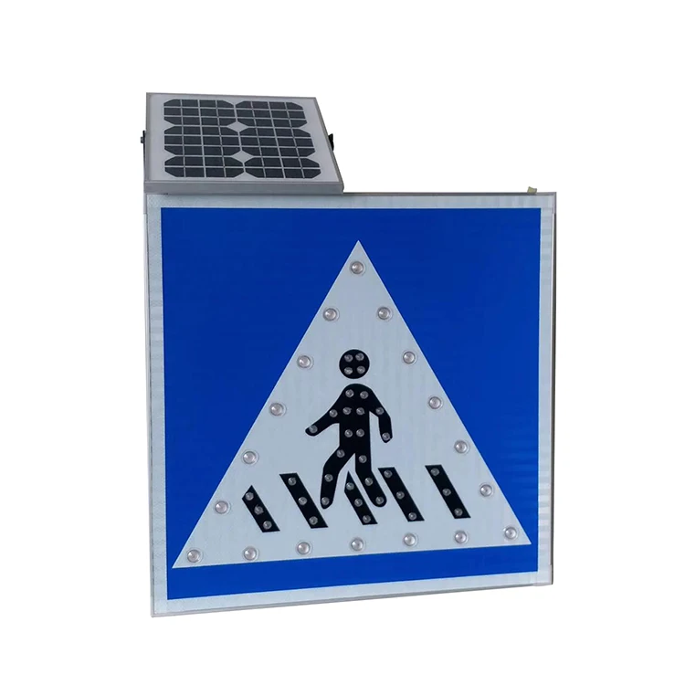 علامات المرور الشمسية المخصصة علامات الطريق علامة بطيئة