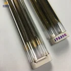 1.5KW 1200mm medium wave gold halogen ceramic infrared heating lamp