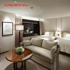 Modern luxury 5 star hotel bedroom furniture sofa