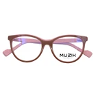 LG014 fashion blue light blocking acetate glasses optical frames