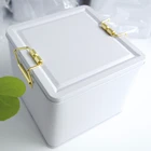 square tin box candy hardware storage metal box food container stock tin box