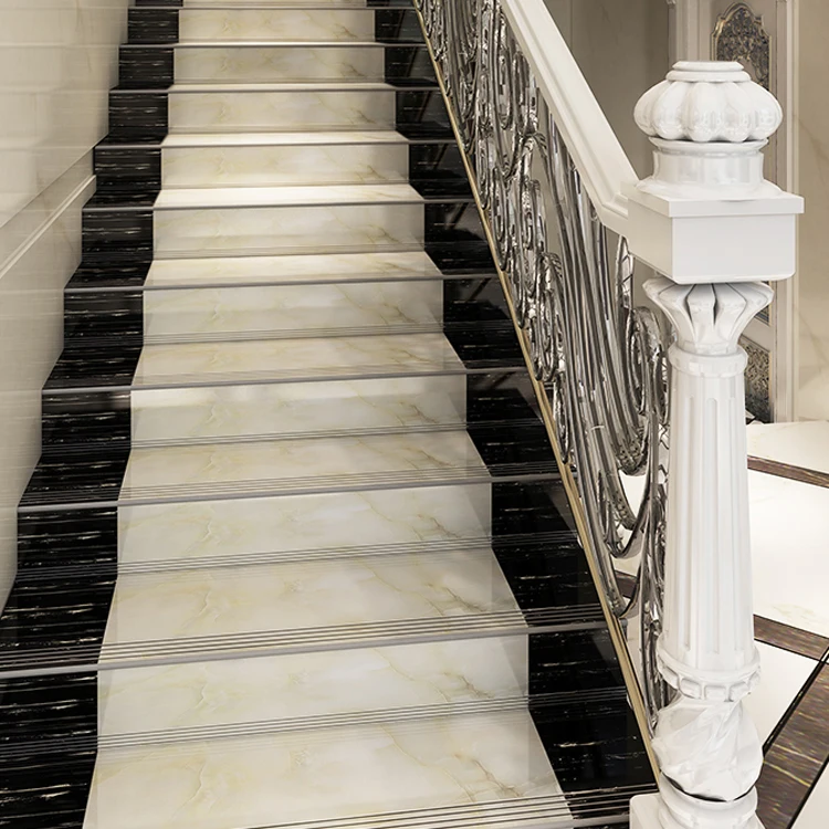 Non Slip Contemporary Indoor Porcelain Staircase Step