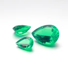 6*9mm pear cut Russian emerald Gemstone Normal Weight zambia Hydrothermal emerald