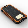 Shenzhen Factory LED Light Power Bank 10000Mah,Mobile Waterproof Solar Charger Cell Phone,Solar Power Bank Charger
