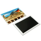 Hungary 90*65mm Tinplate Custom Design Travel Souvenir Keychain Welding Magnet Fridge Men