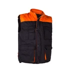 mens cotton canvas working vest woman sleeveless multi-pocket vest
