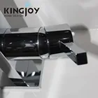 deck mounted thermostatic bath shower mixer faucet with elbow