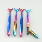 Metallic Shiny Fish Tail Office Stationery Gift promotion Pen Creative Mermaid promotion Ballpoint Pen