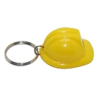 Factory Supplier Promotional Custom Metal Keyring Plastic Acrylic Keychain Mini Safety Helmet Keychain