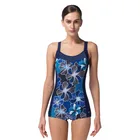 Floral Print Boyleg Bathing Suit Beautiful Sexy Girl Bikini Swimwear & Beachwear