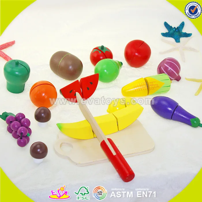 kids wooden fruit