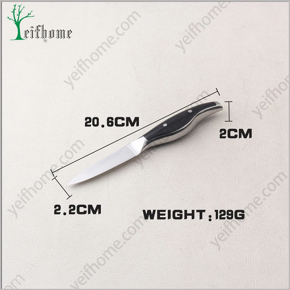 wholesale stainless steel blade dinnerware paring knife