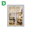 interior door aluminum glass folding doors with grills design for balcony