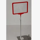 To hold flip chart supermarket price sign board magnetic standee a4 paper rotating poster display stand