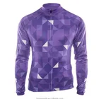 Sublimation custom long sleeve cycling jersey sets wear riding suit bicycle Jersey