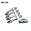 car accessories market in china 8pcs/set chrome handle cover trims fit suitable corolla body kit