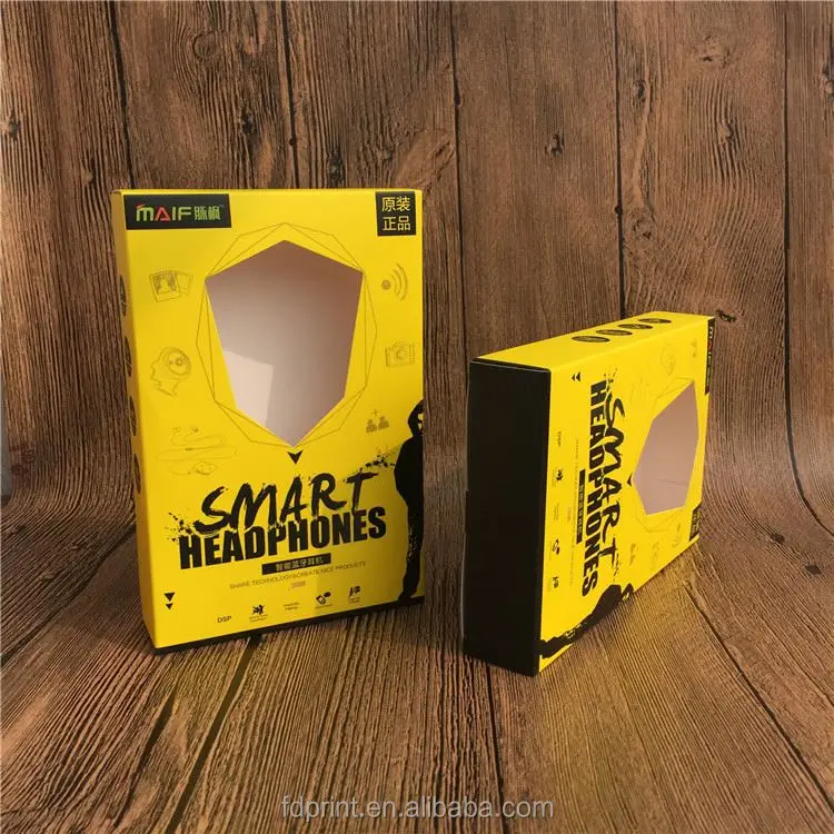 creative earphone box packaging