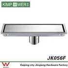 Bathroom high quality toilet conceal tile insert long stainless steel shower floor drain
