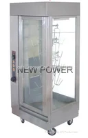 Automatic Gas Rotisserie Chicken Oven Stainless