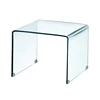 Two Glass Furniture Square Bent Table /Best Selling Coffee Table/Coffee shop use