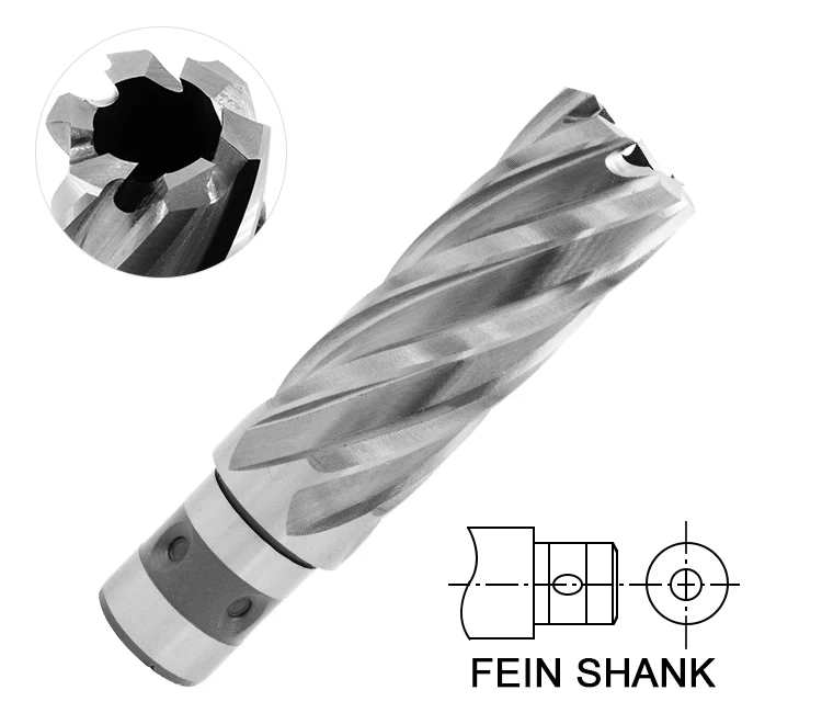 HSS Annular Broach Cutter with Fein Shank for Metal Cutting