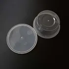 8oz eco friendly disposable clear plastic takeaway food container with lid