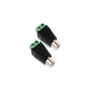 RCA-G07 quick connect wire terminal RCA Plug 2.1*5.5mm RCA Connector for cctv camera