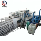 Automatic waste paper egg tray equipement/6 or 10 or12 egg carton packing machinery