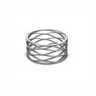 Precision stainless steel flat wire wave spring