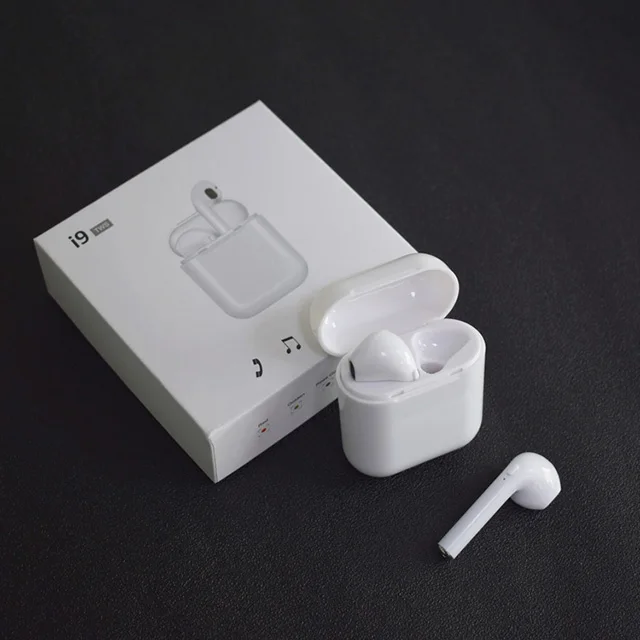 2019 Fashion Charging box Magnetic contact charging Portable TWS i9 Bluetooh tws true stereo wireless earphones - ANKUX.COM