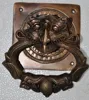Heavy Brass door knocker yali face to protect evil eye