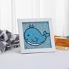 Colorful wholesale Little dolphin Square modern art for kids art