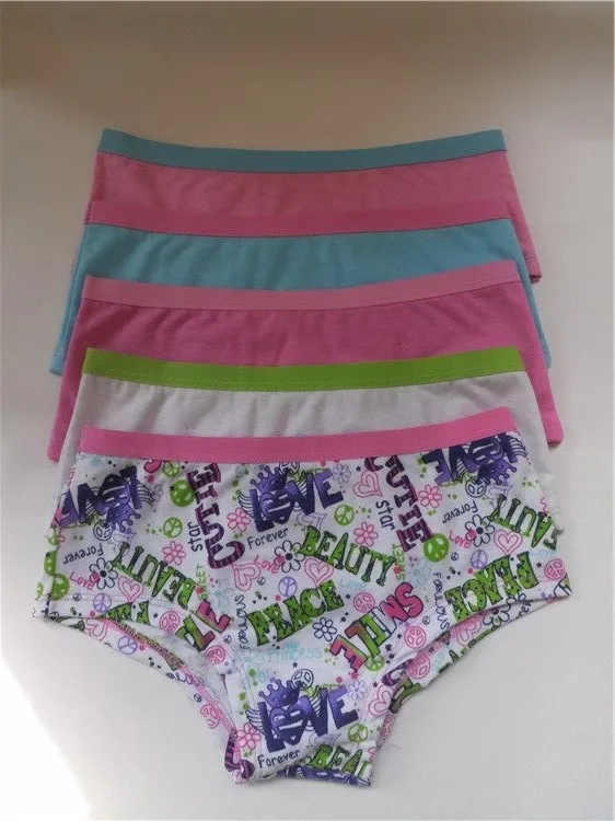 Best quality new design child cotton panty sexy children underwear