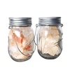 New product 2019 natural romantic night lamp glass bottle salt lamp for decoration