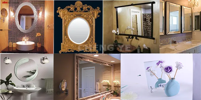 Decorative Mirrored Furniture Makeup Wall Bathroom Smart Magic Espejo Side Vanity Mirror With Lights