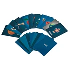art paper flash card, baby learning card sets china playing cards factory