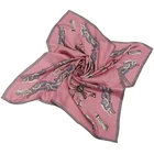 100% Young Girl Tube Silk scarf China Square Scarf