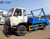 High quality roll off refuse truck Dongfeng 8tons 7m3 8m3 swing arm garbage truck for sale