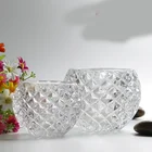 Crystal Crystal Bag Mail Round Thickened Glass Transparent Crystal Ball Water Padded Vase