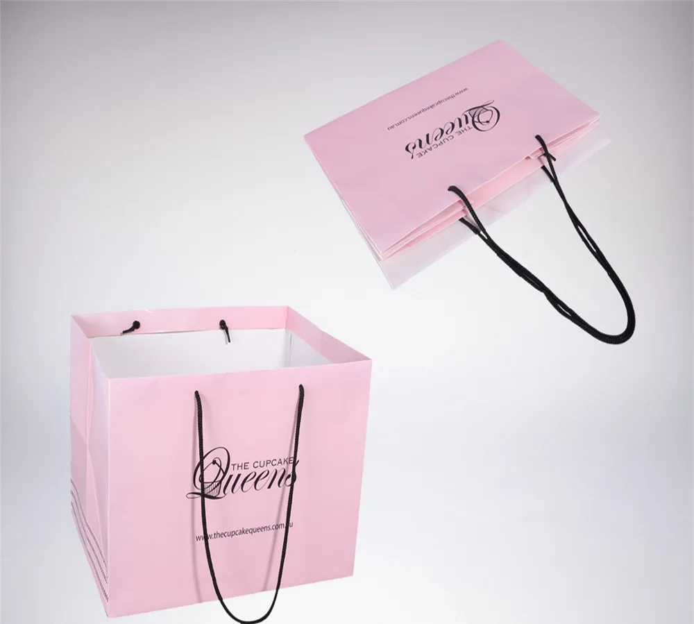 personalised cake box packaging paper bag