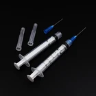 Medical disposable 3ml 5ml injection plastic syringe with needle