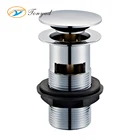 TY-B1036 pop up brass waste for wash hand basin with overflow