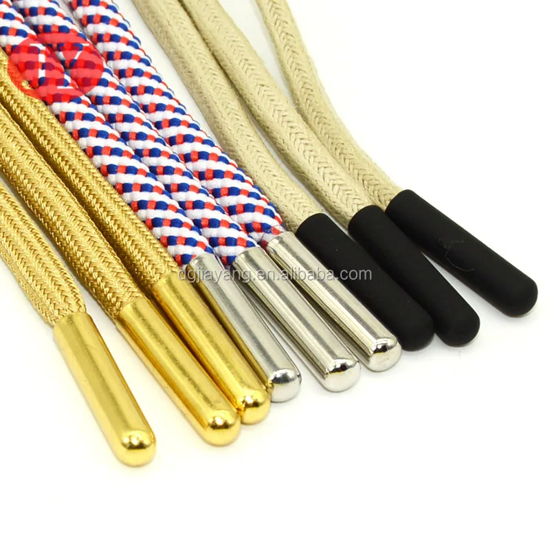 gold tips for shoelaces