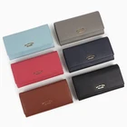 Latest design PU Leather wallet women/ chic style wallet women 2016/customized long zipper wallet women