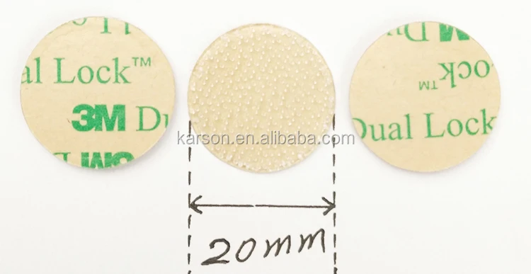 china supplier 20 mm diameter clear low profile thin die cut 3m